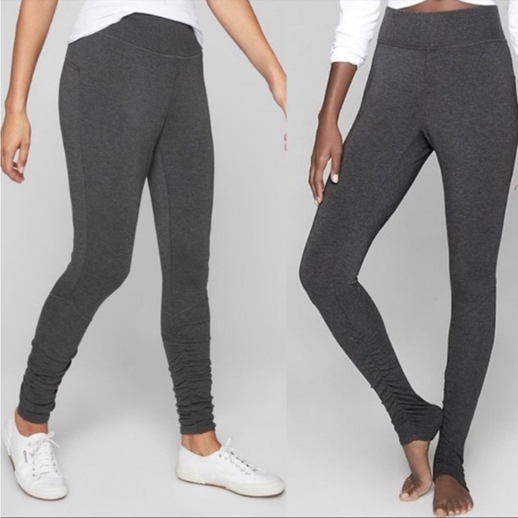 Athleta Pants & Jumpsuits Athleta Gray Restore Ruched Joggers